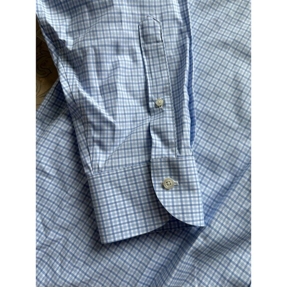 New No tags-PROPER CLOTH  THOMAS MASON Checks wrinkle resistant shirt Men 2X-3X - Picture 9 of 10